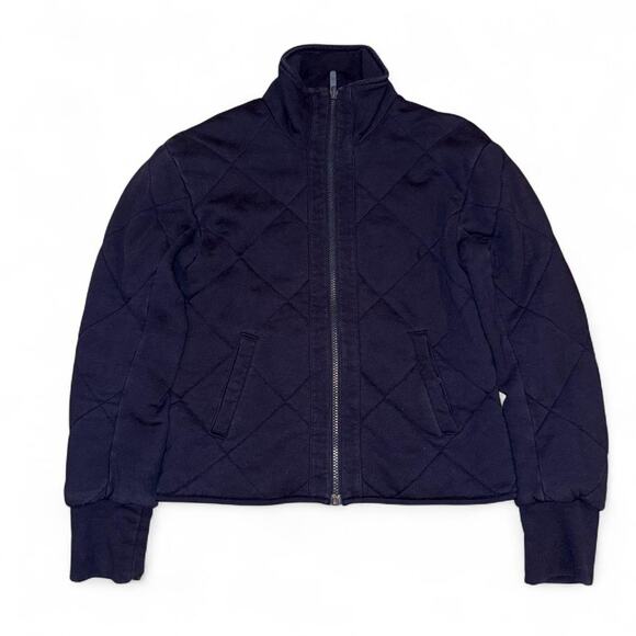 Lululemon Women’s Navy Blue Forever Warm Reversible Jacket Sz.4 - Picture 1 of 8